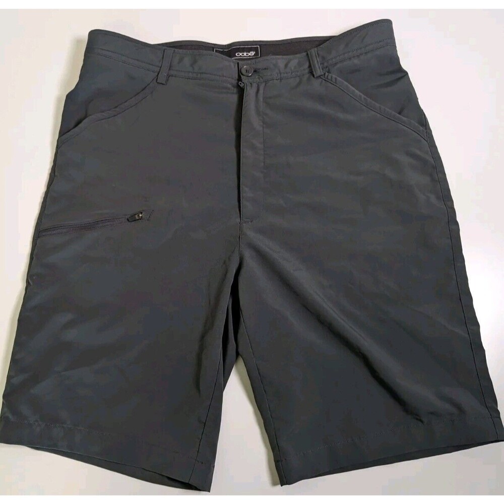 Oobe Men's 32x10 Shorts Zipper pocket dark gray Camp Outdoor Fishing Hiking